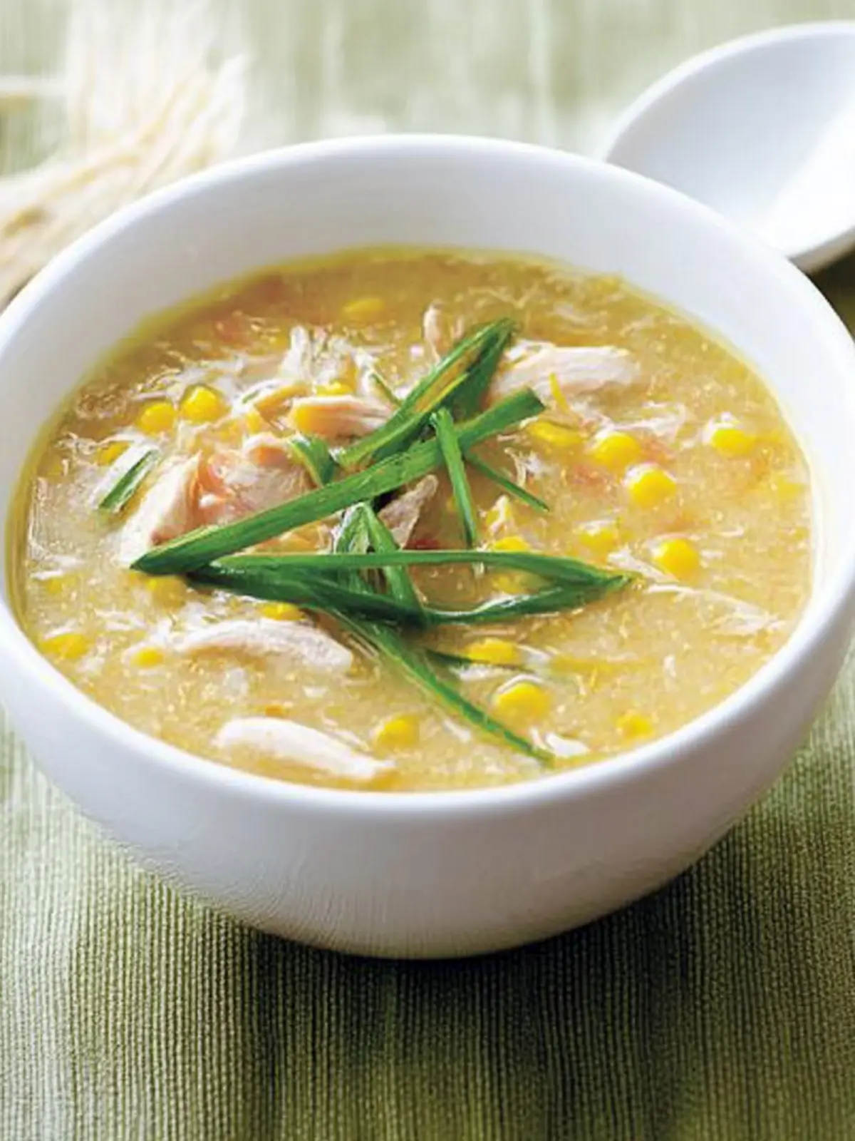 Chicken and sweet corn soup recipe