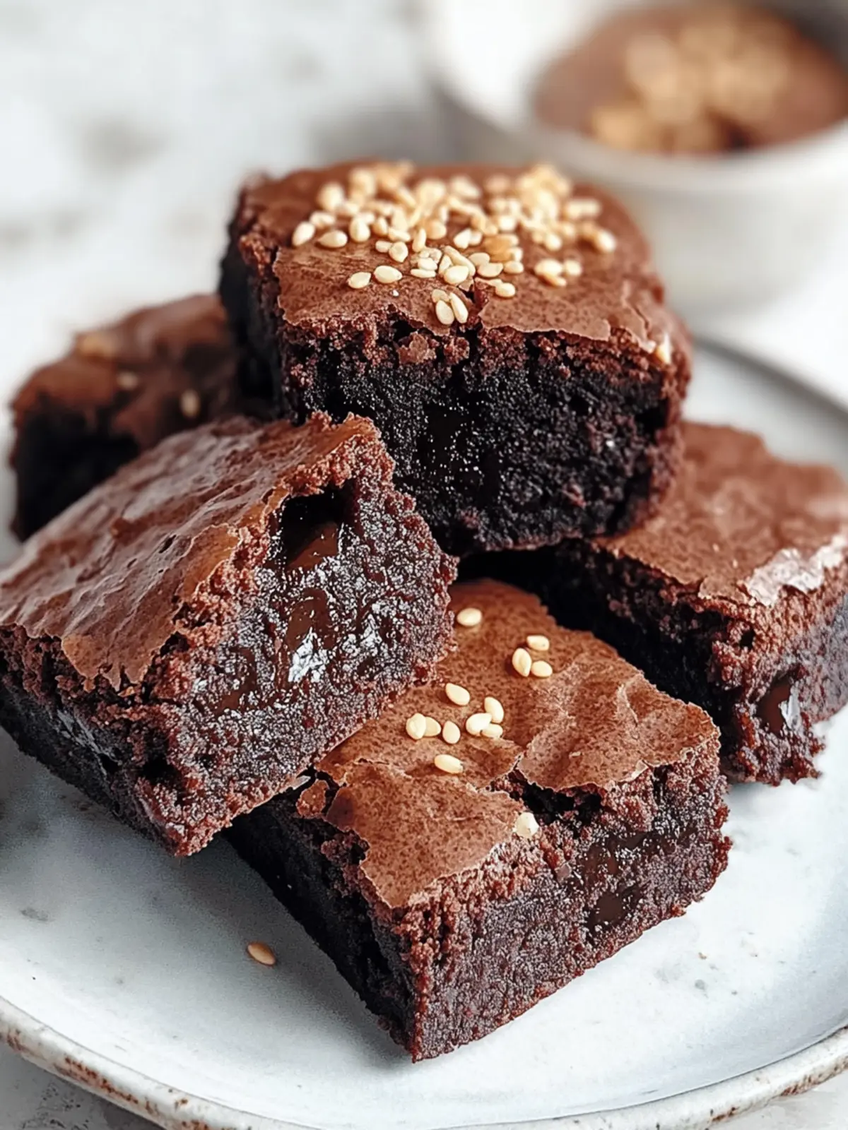 Best Tahini Date Brownies