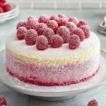 Raspberry Lamington Cake