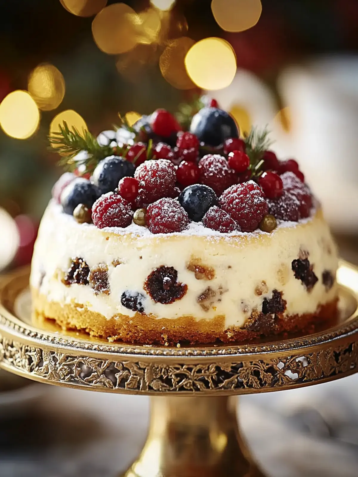 Italian Christmas pudding cake