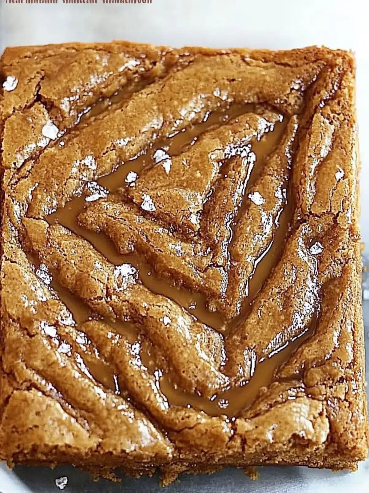 Salted Caramel Blondies