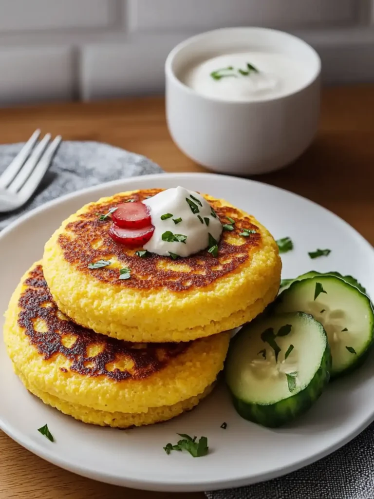 Breakfast Polenta Cakes