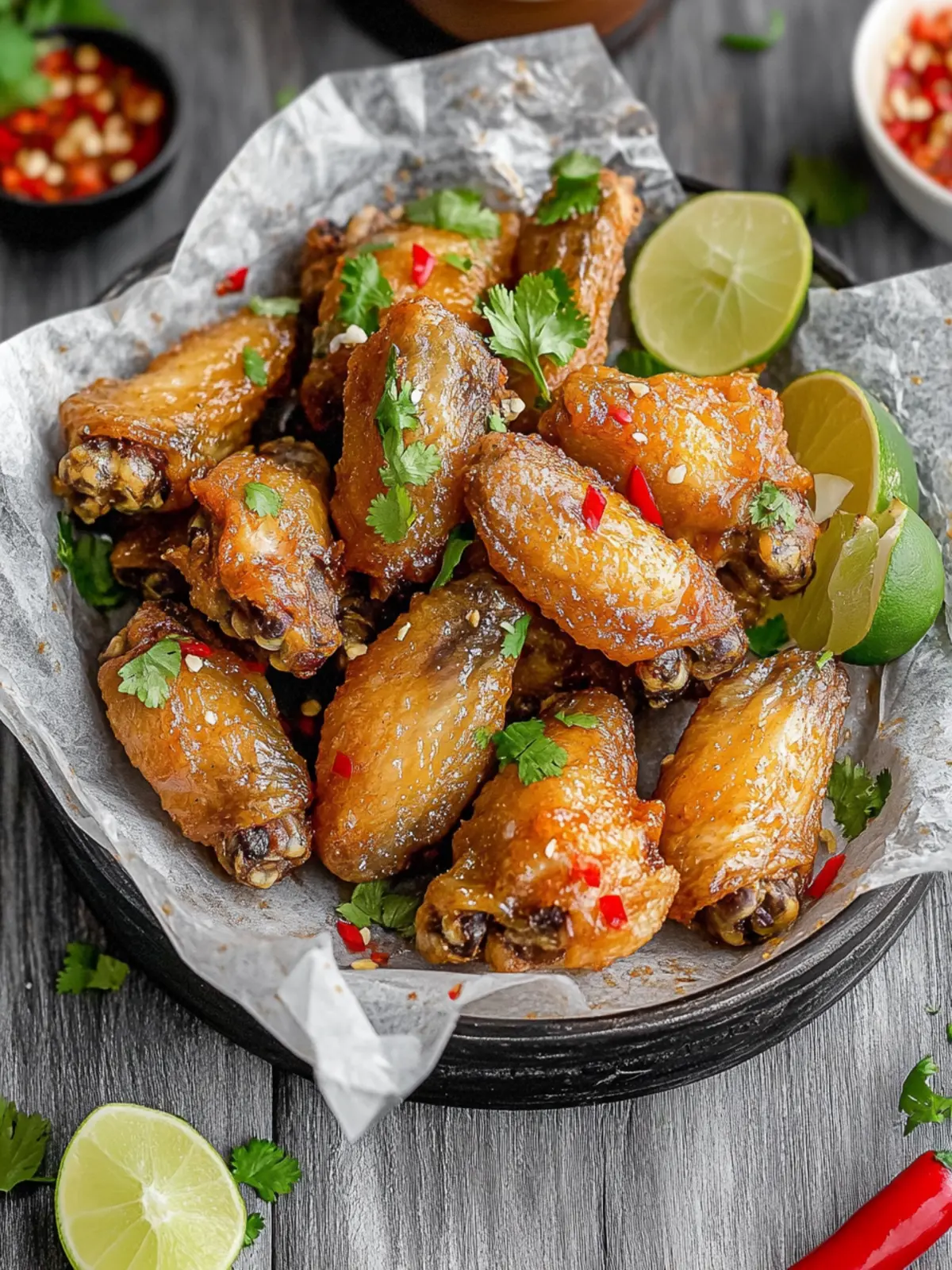 Vietnamese Fish Sauce Chicken Wings