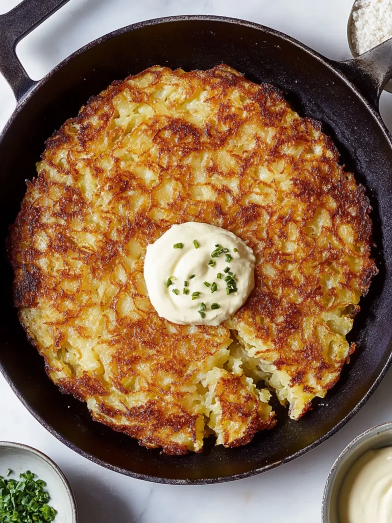Giant Skillet Latke