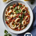 Healthy Puttanesca-Style Sautéed Squid