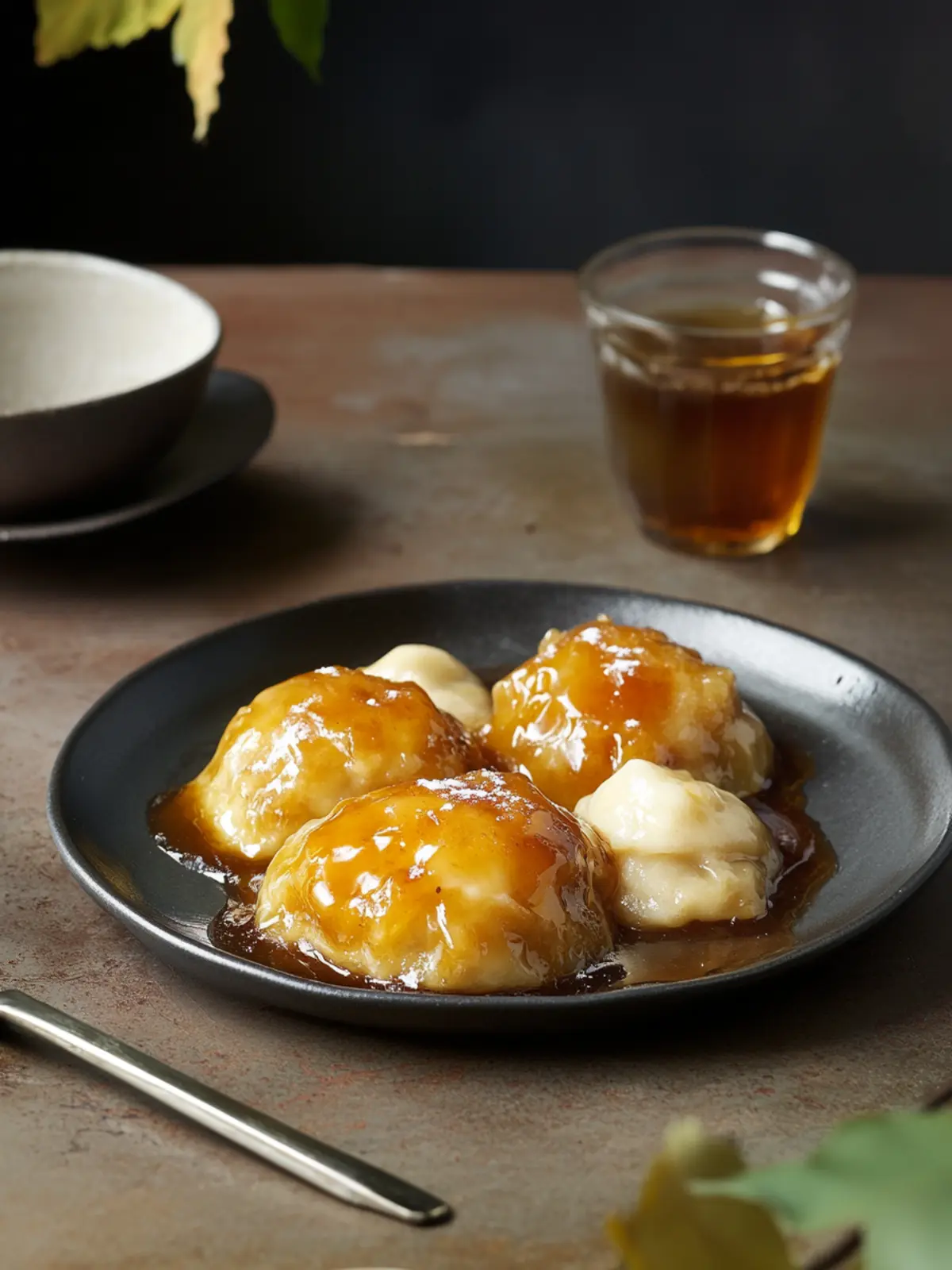 Golden Syrup and Banana Dumplings