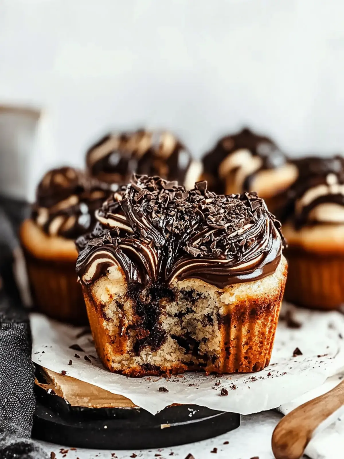 Delicious Chocolate and Espresso Babka Muffins