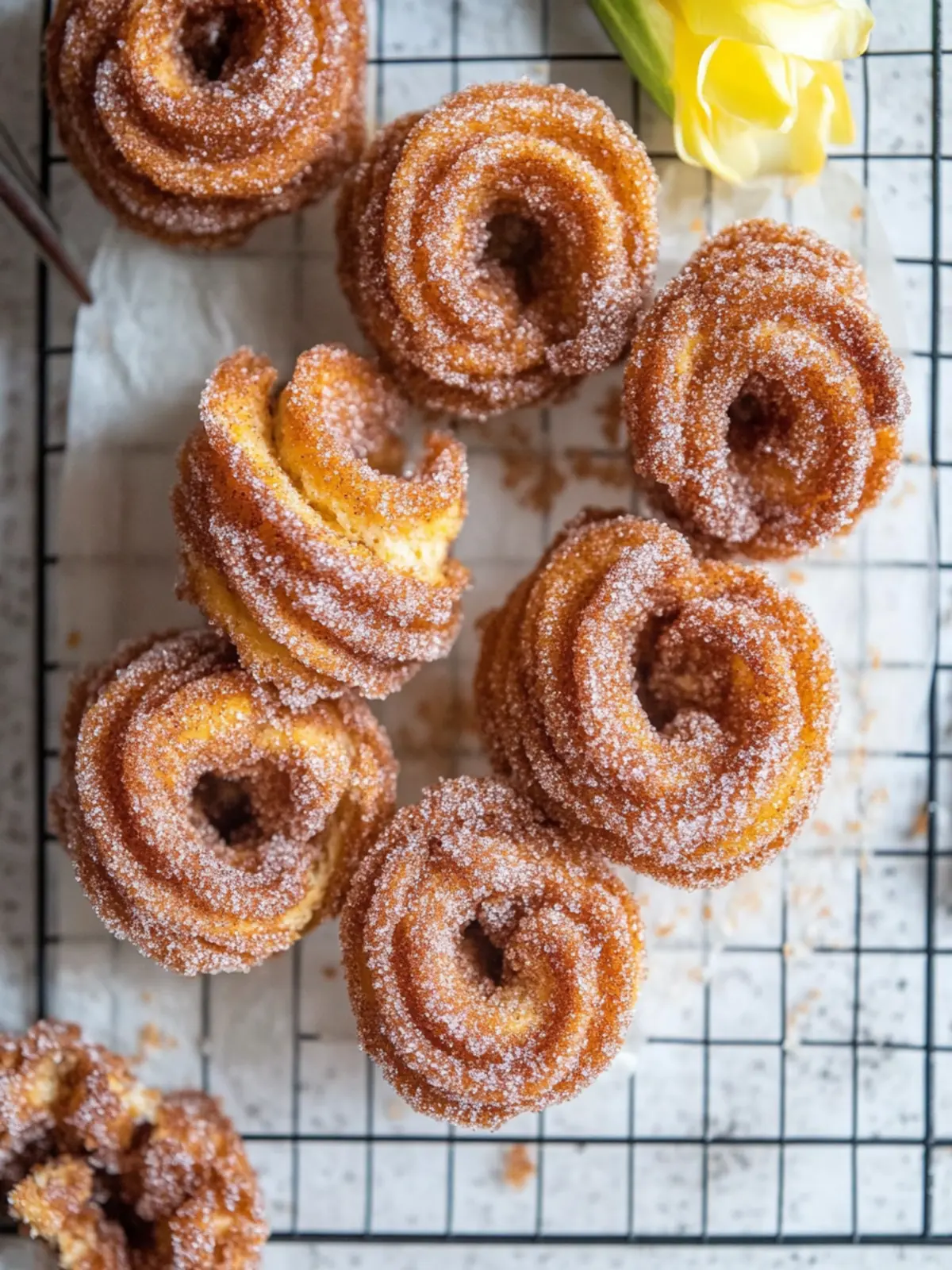 Spiced Sugar Crullers