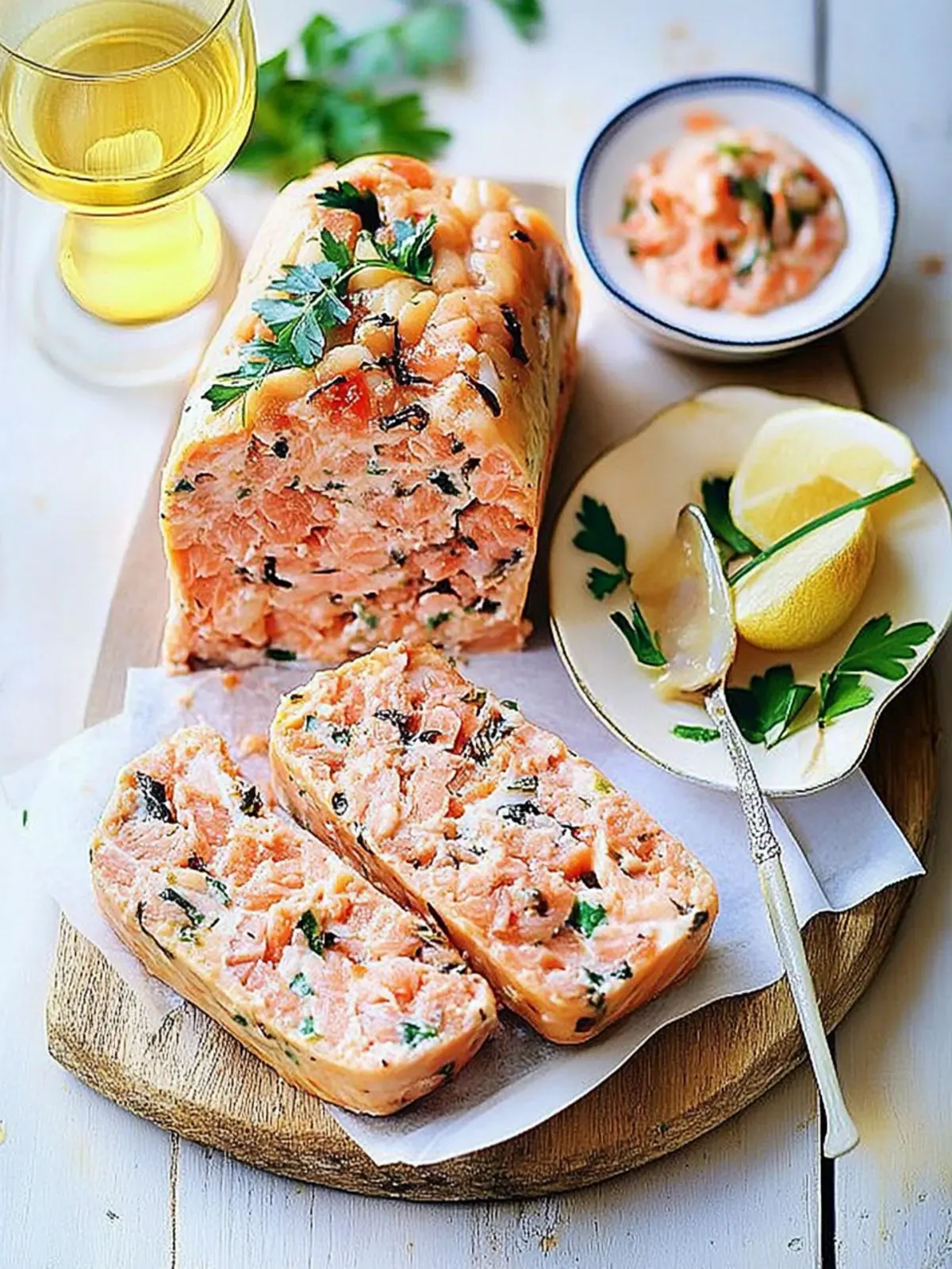 Salmon and shrimp pate