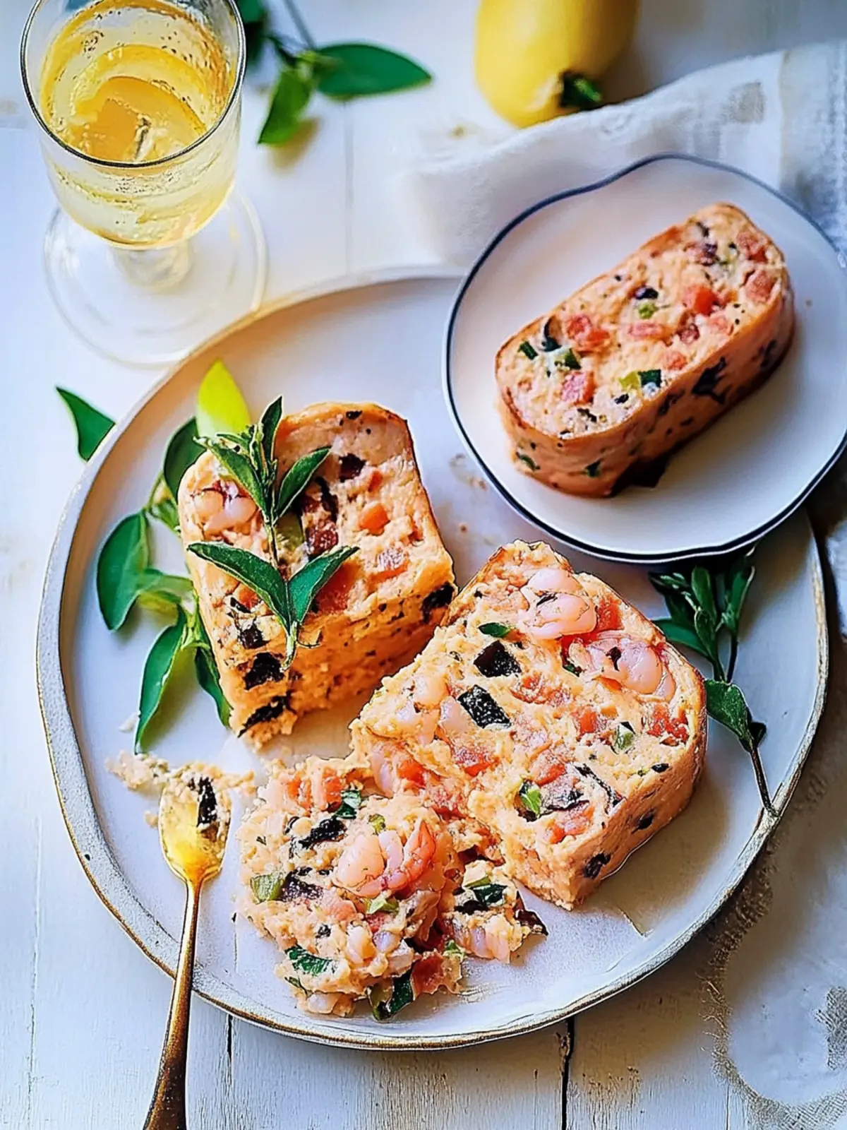 Salmon and shrimp pate