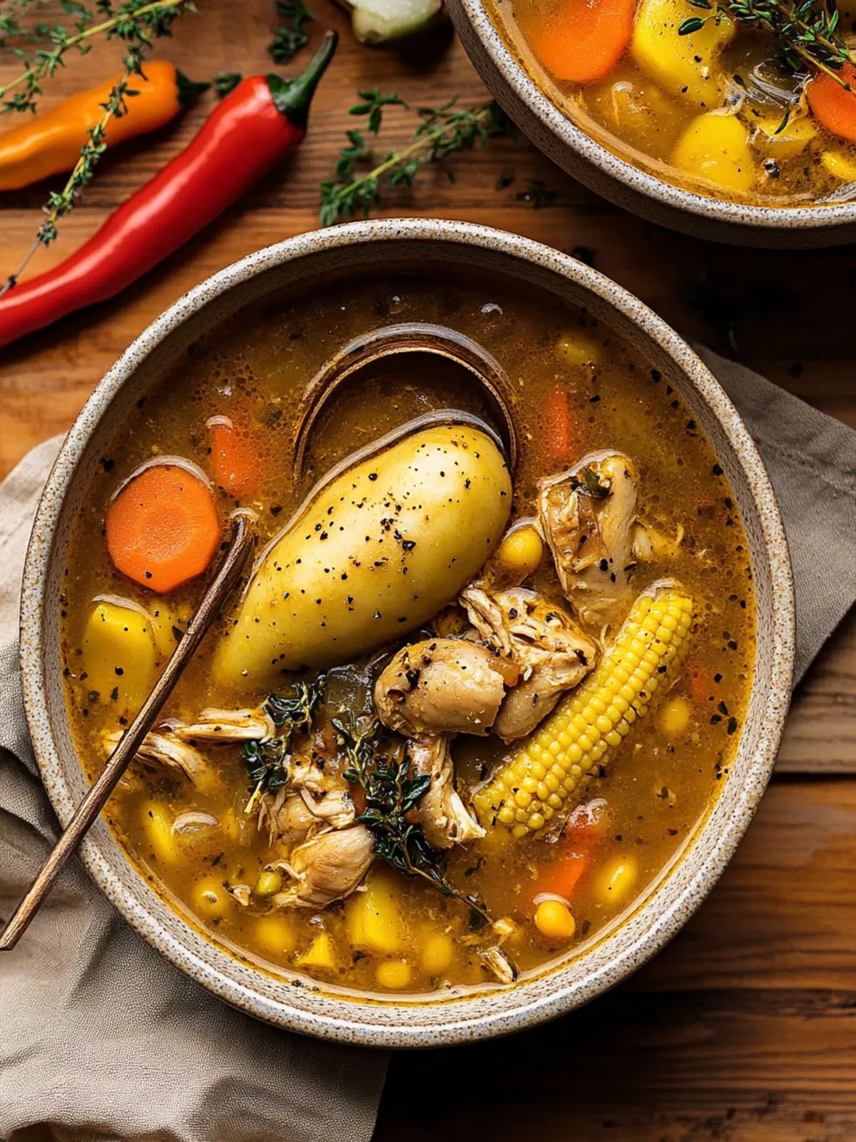 Nourishing Jamaican Chicken Soup
