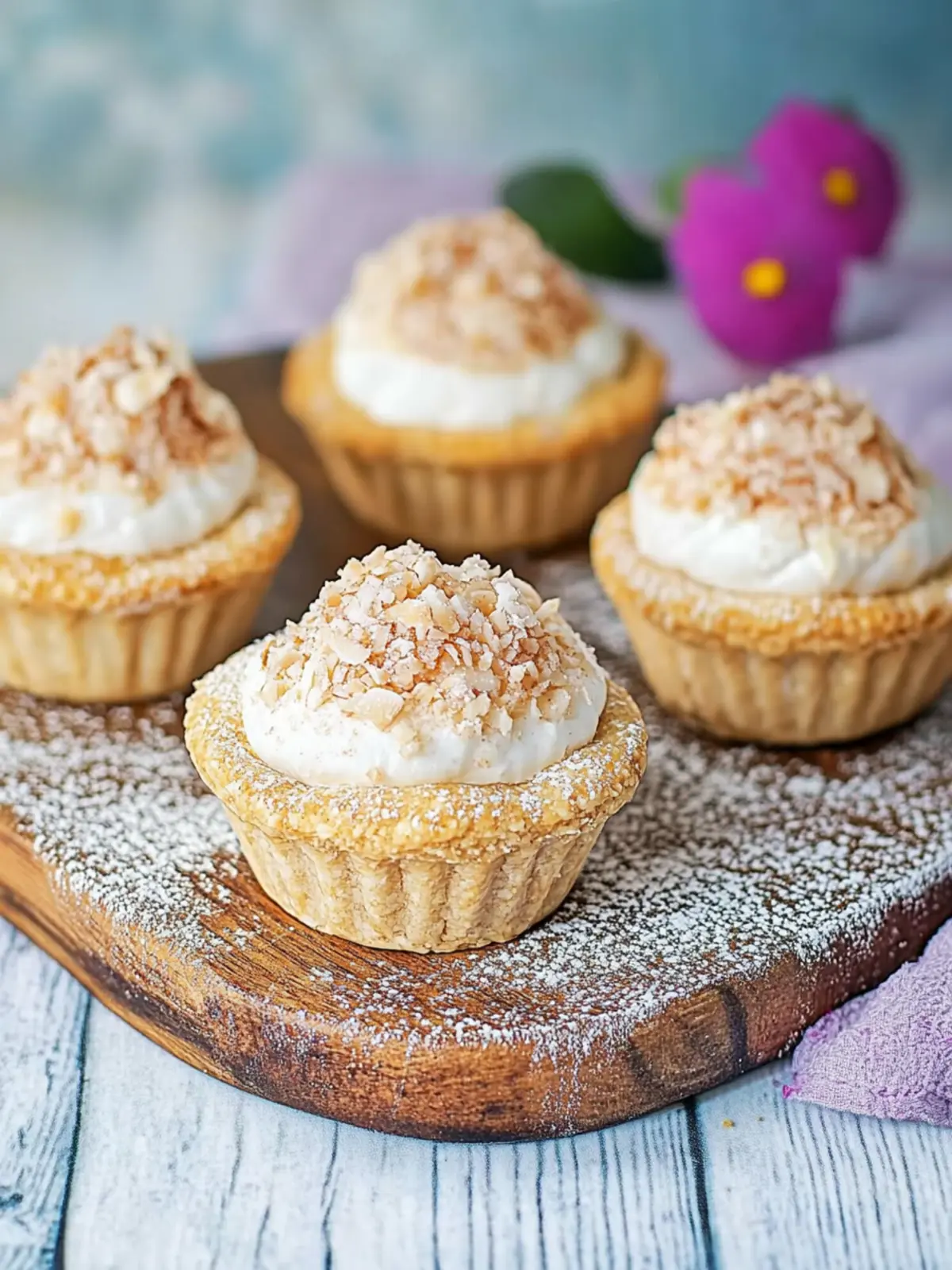 South African Jam and Coconut Tartlets