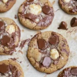 Brown Butter Chocolate Chunk Crinkle Cookies