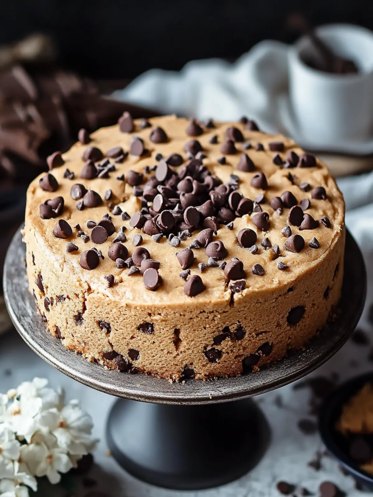 Decadent Chocolate Chip Cookie Cake