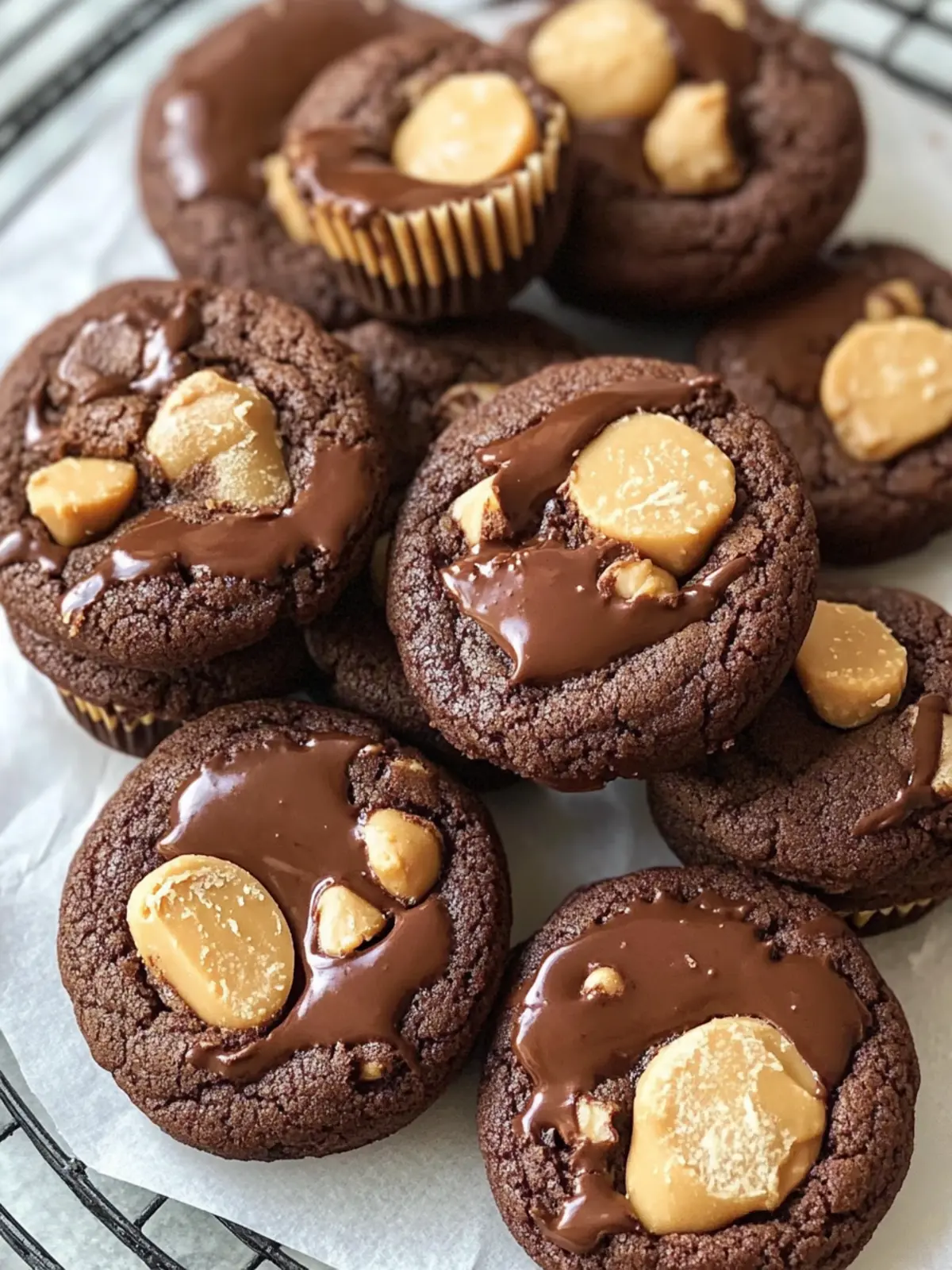 Chocolate Peanut Butter Cup Cookies