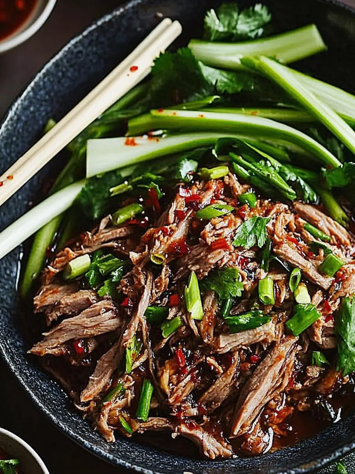Chinese shredded lamb