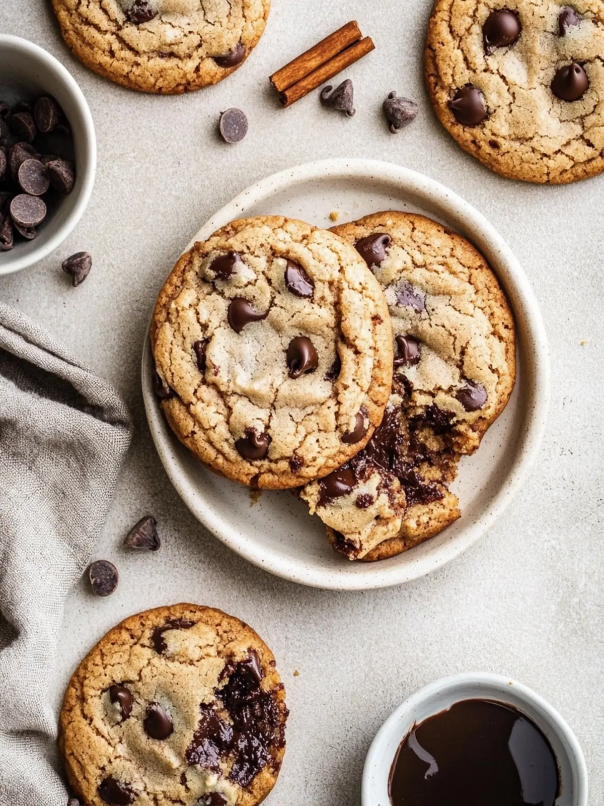 Vietnamese Cinnamon Chocolate Chip Cookies