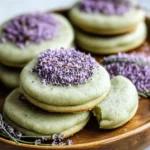 Perfect Matcha Lavender Sugar Cookies
