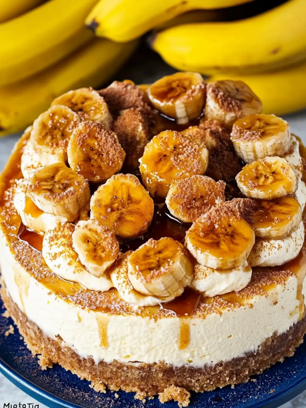 Bananas Foster Cheesecake