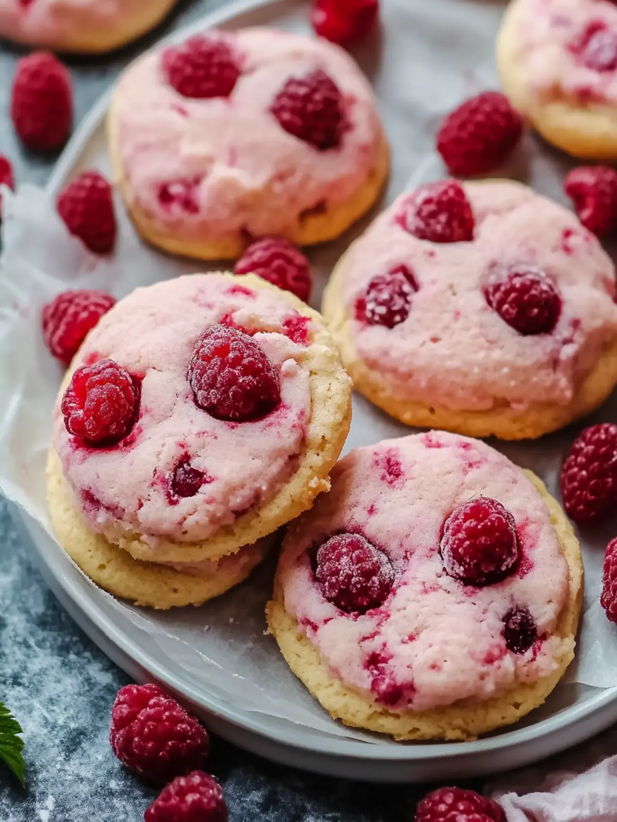 Raspberry Cookies