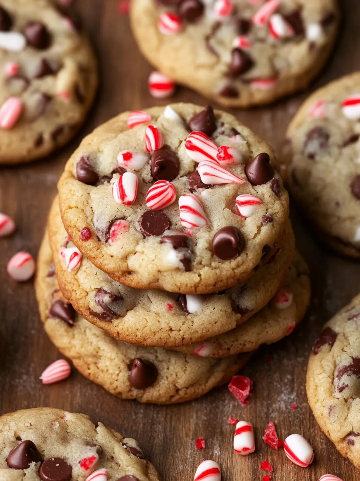 Peppermint Chocolate Chip Cookies