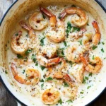 Garlic Shrimp in Coconut Milk