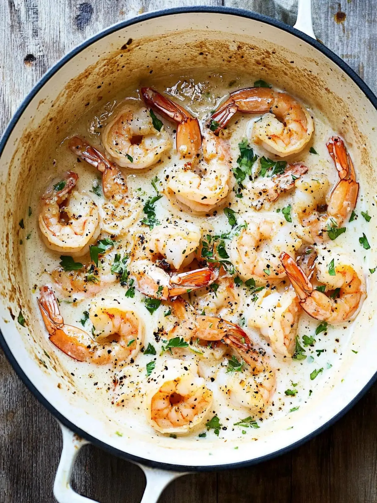 Garlic Shrimp in Coconut Milk