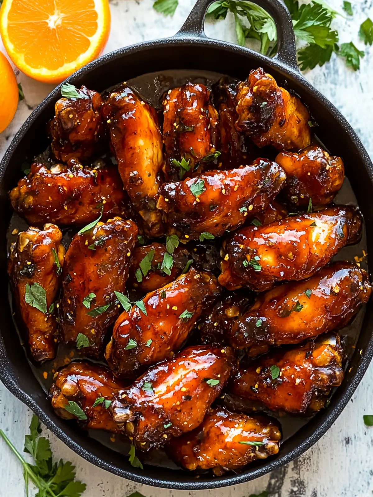 Spicy Orange Chicken Wings