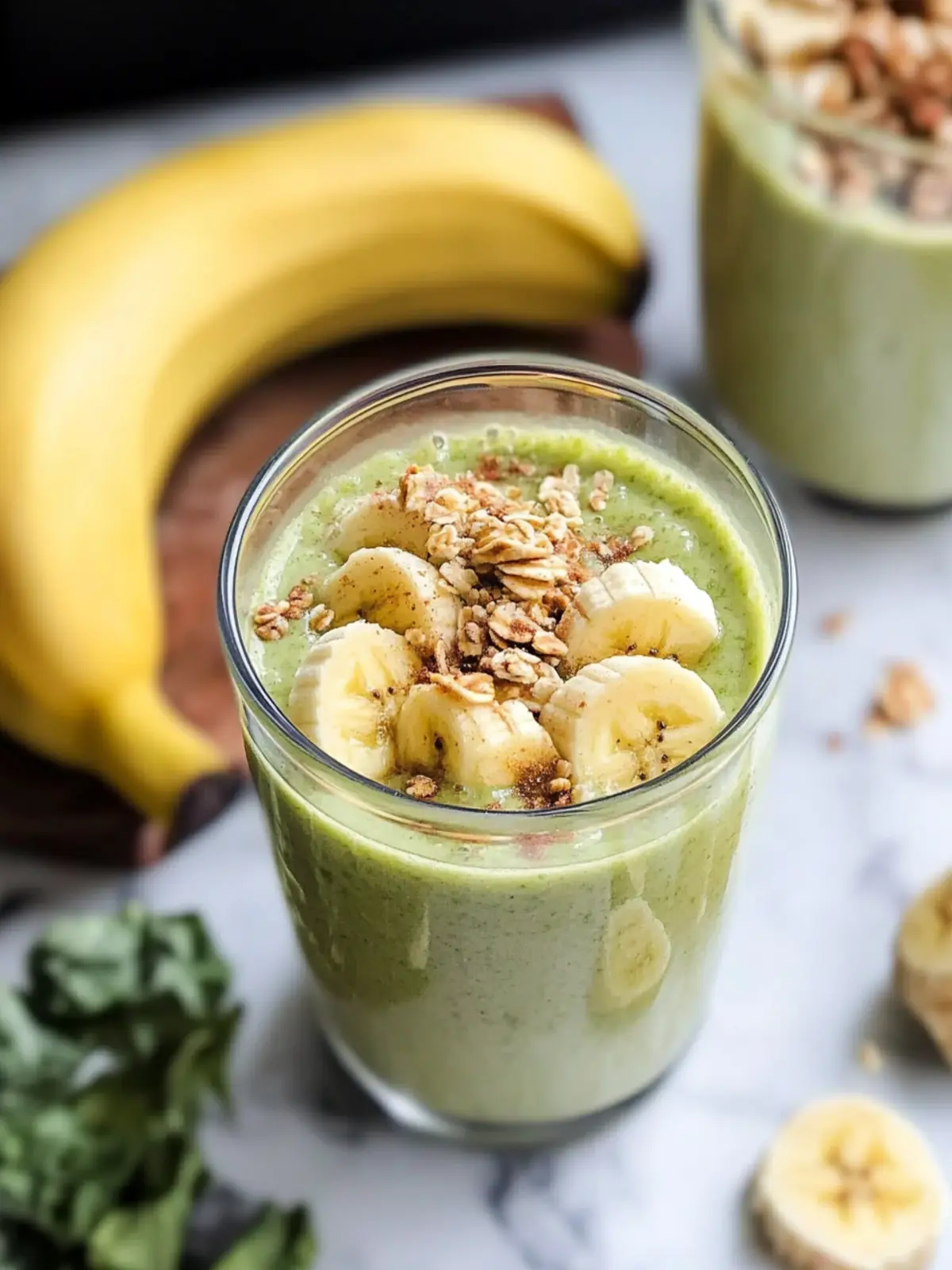 Ginger Banana Green Smoothie