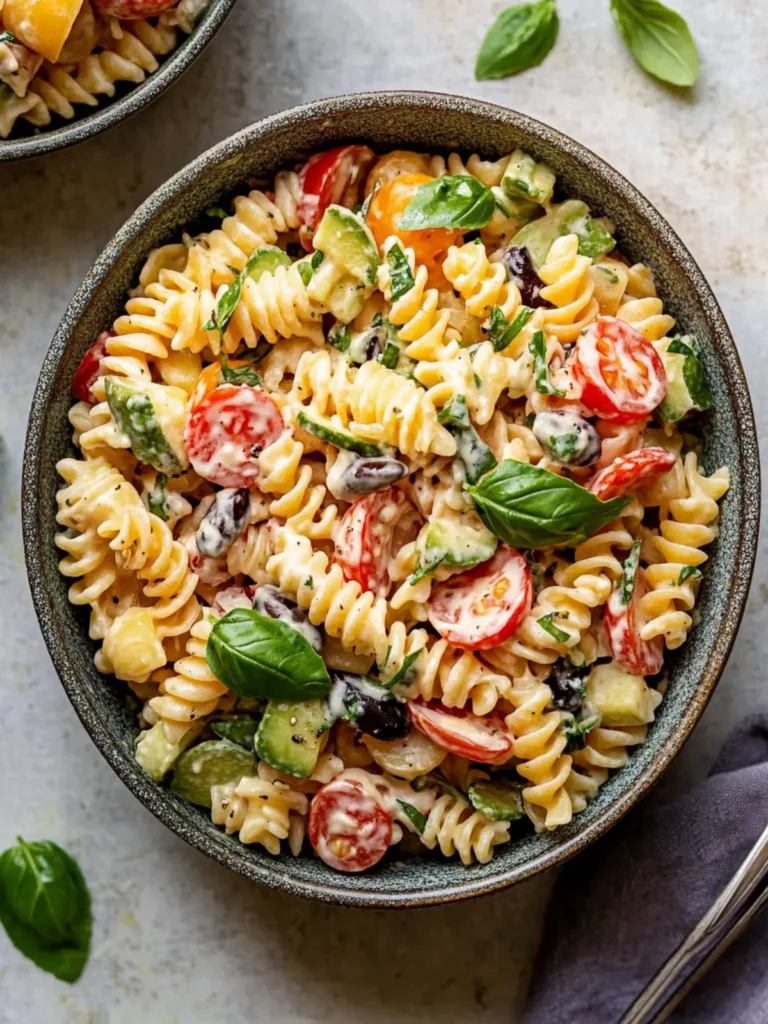 Creamy Italian Pasta Salad