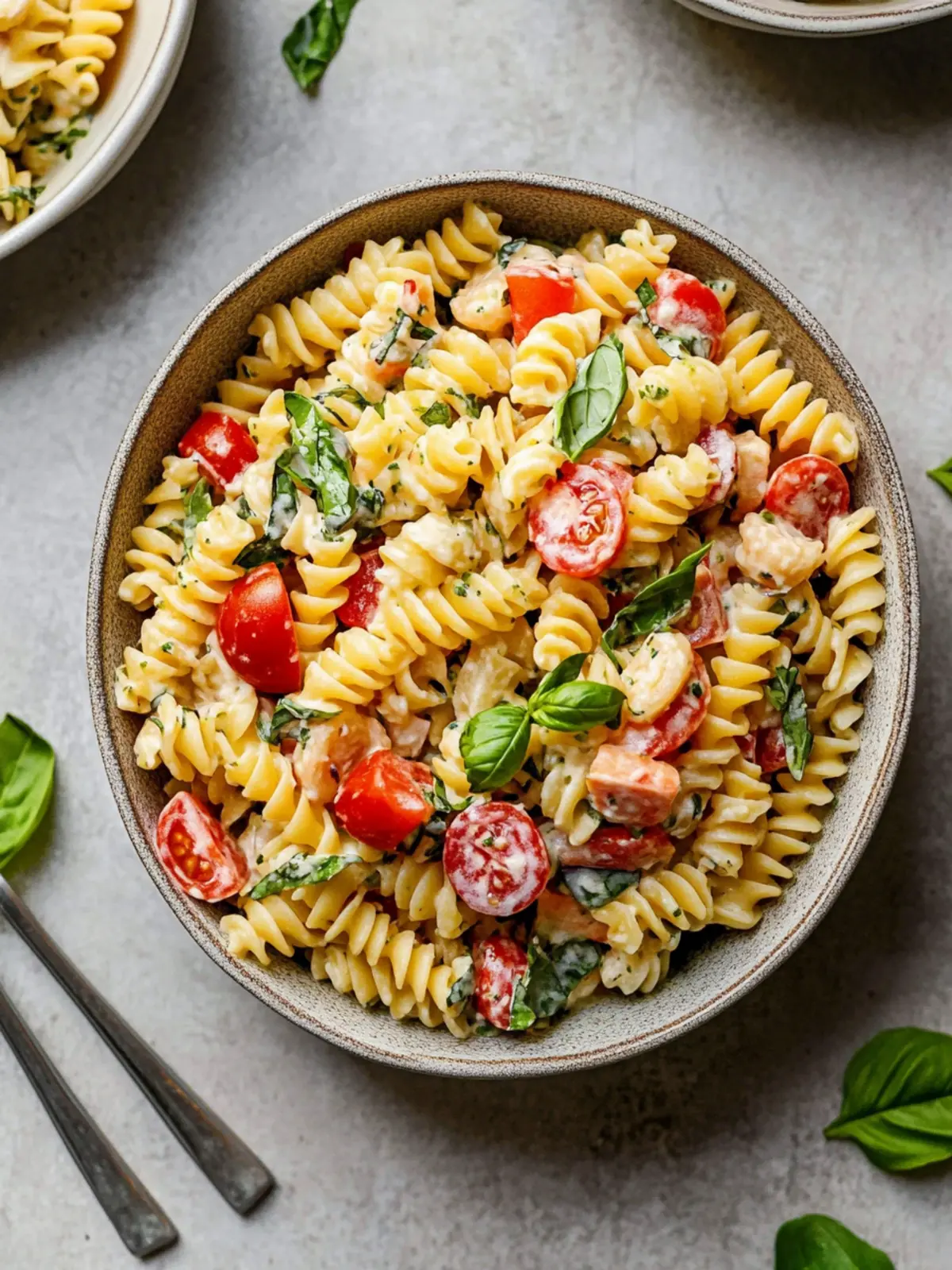 Creamy Italian Pasta Salad