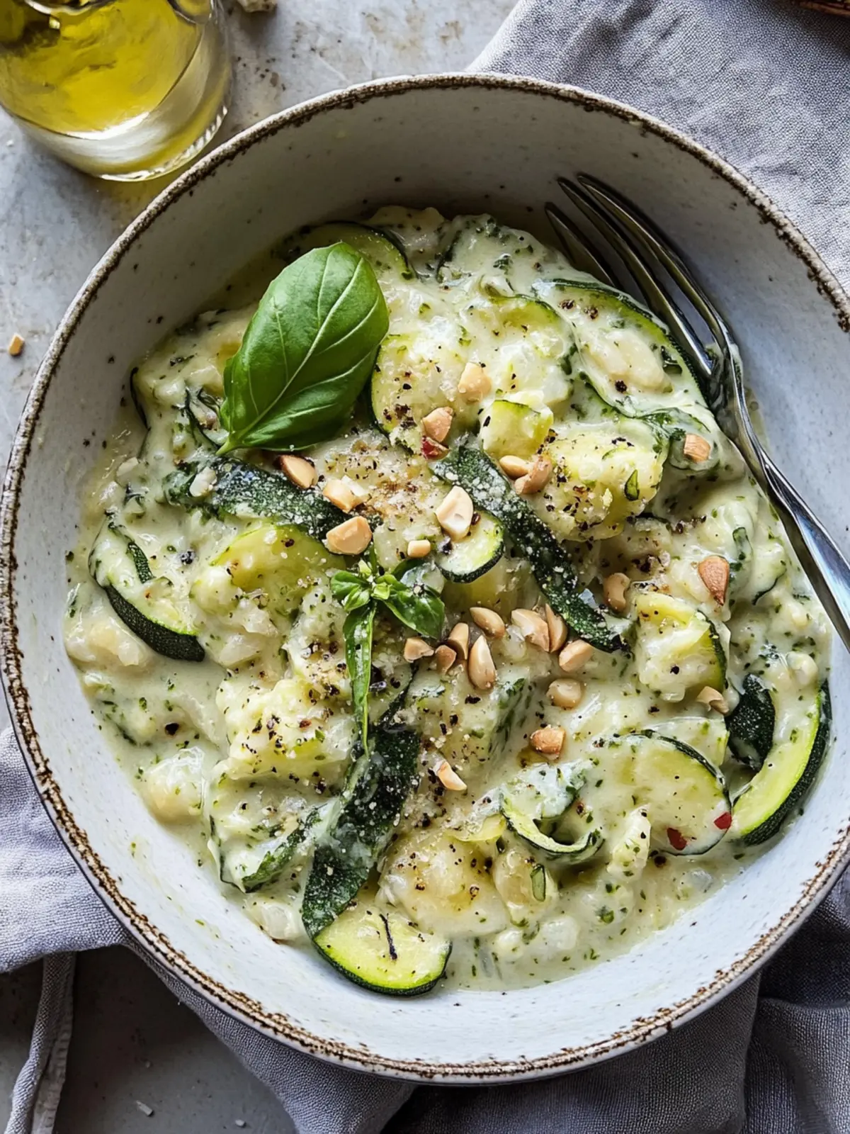 Creamy Courgette Beanotto