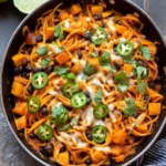 Enchilada Sweet Potato Noodles Skillet