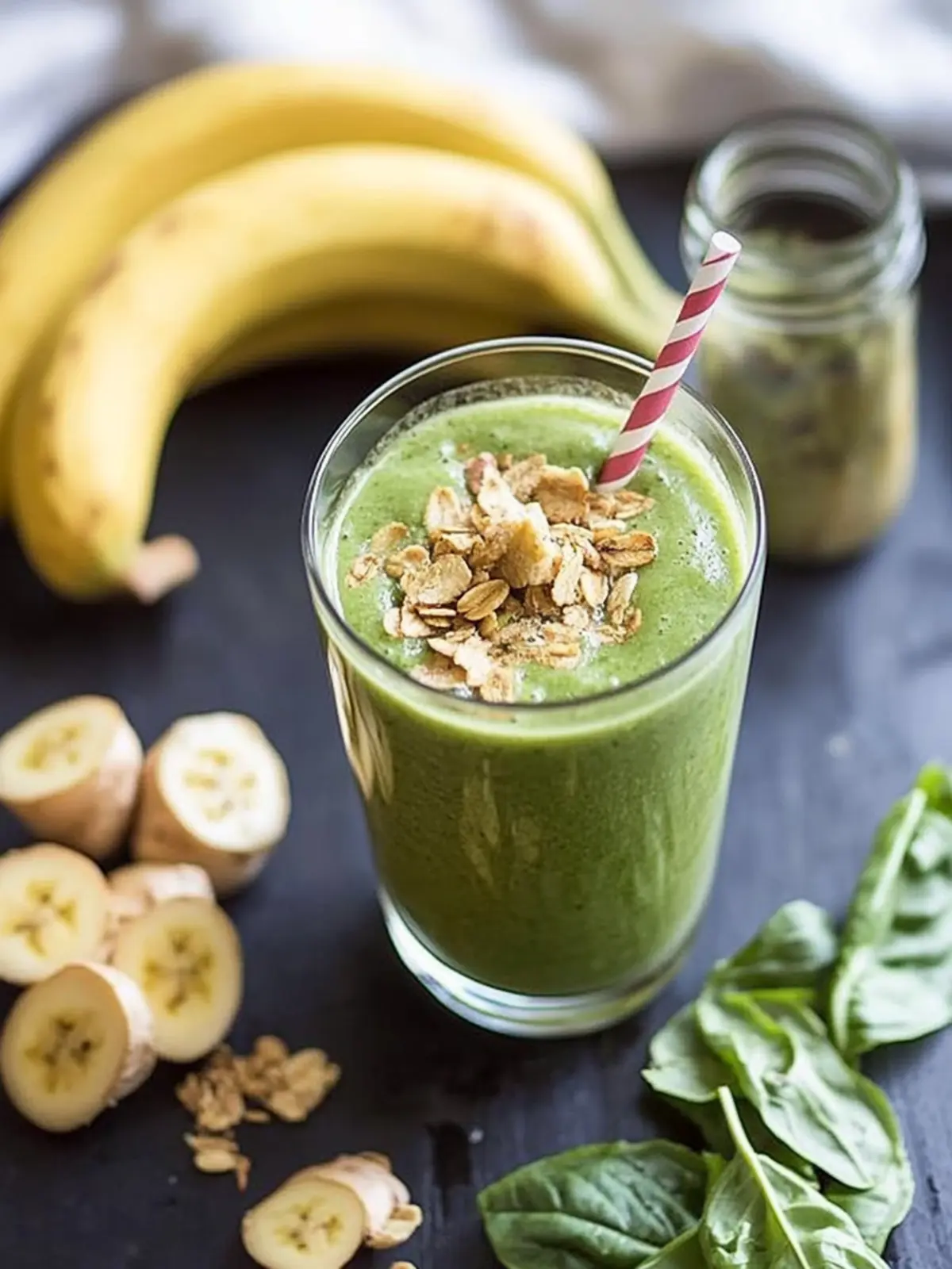 Ginger Banana Green Smoothie