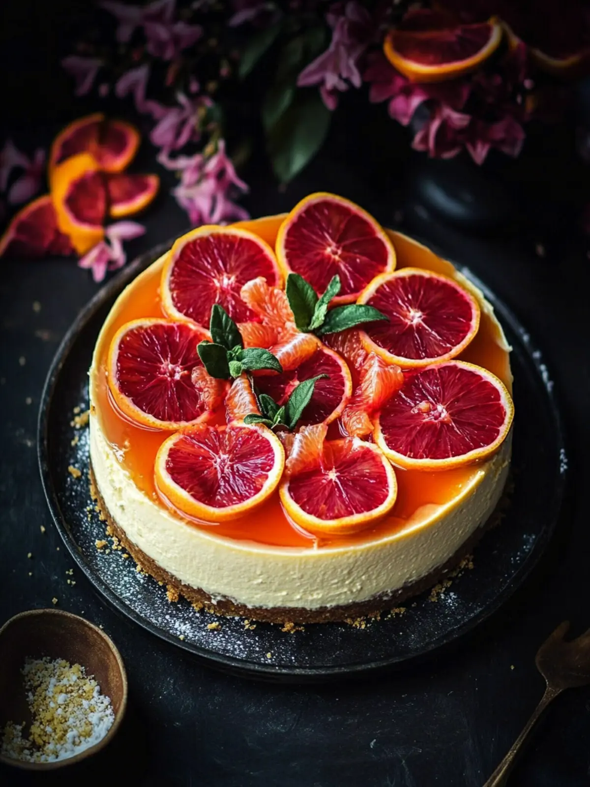 Blood Orange Cheesecake
