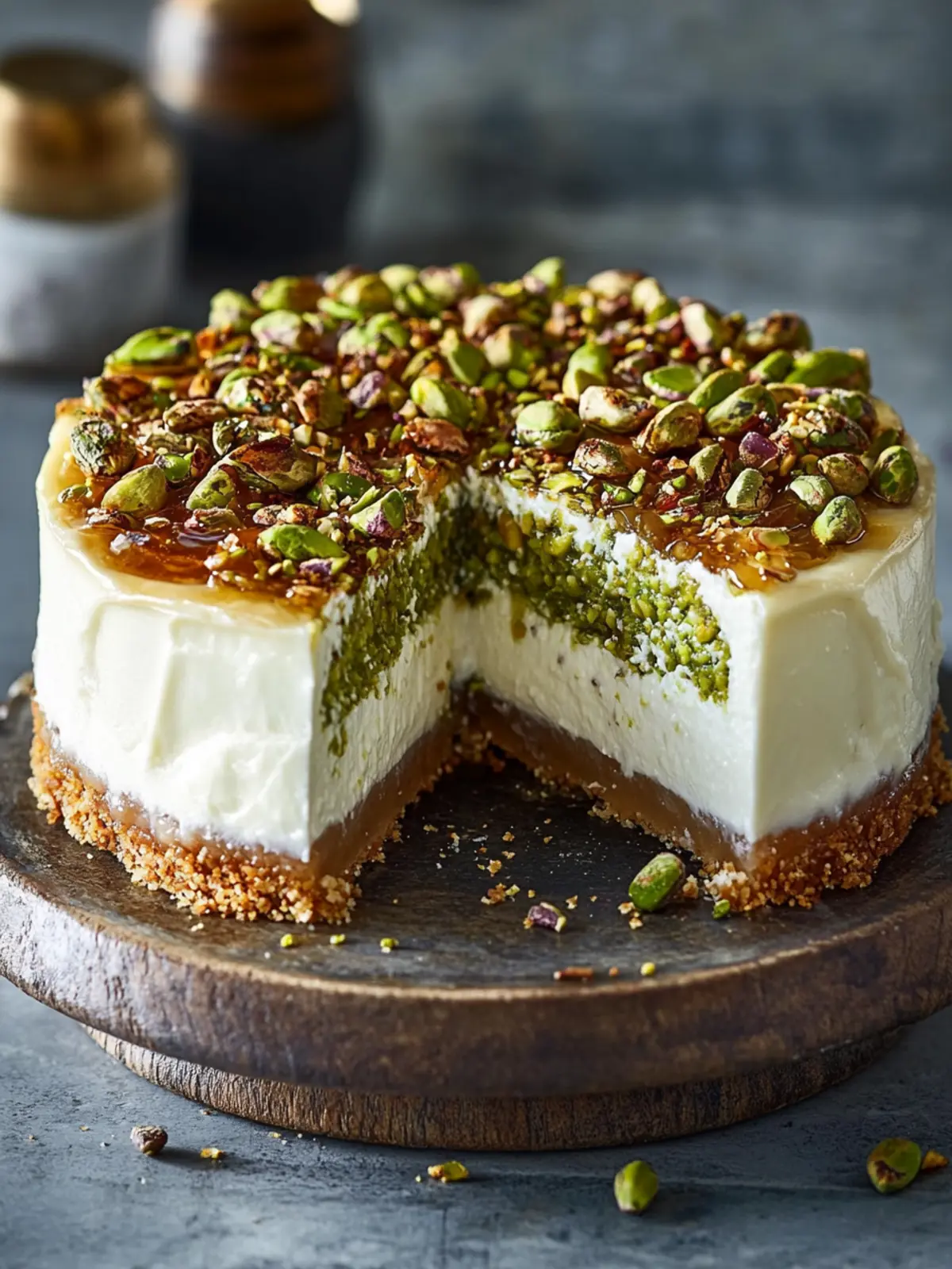Baklava Pistachio Cheesecake Supreme