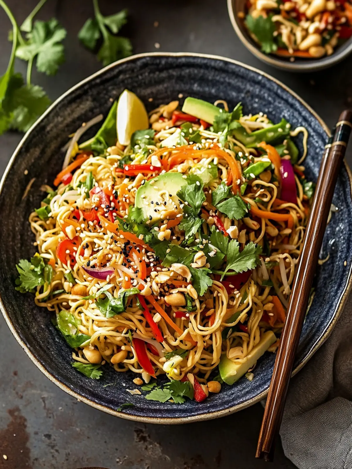Crunchy Asian Ramen Noodle Salad
