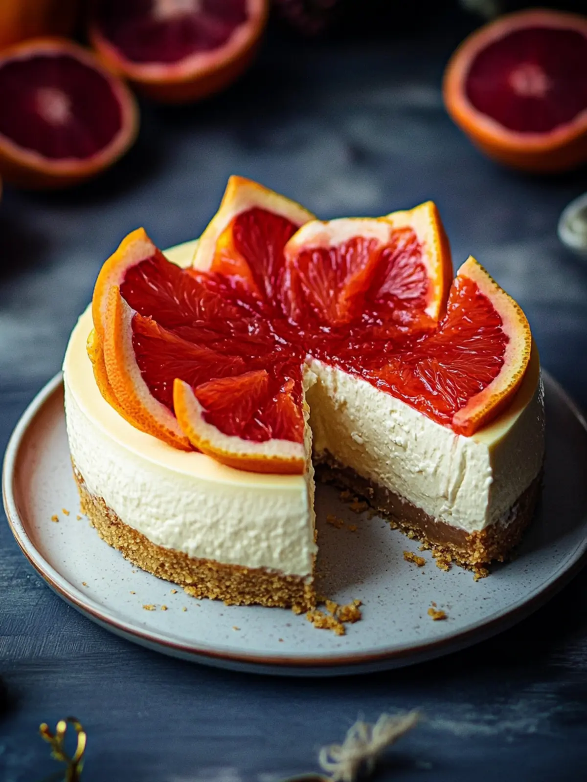 Blood Orange Cheesecake