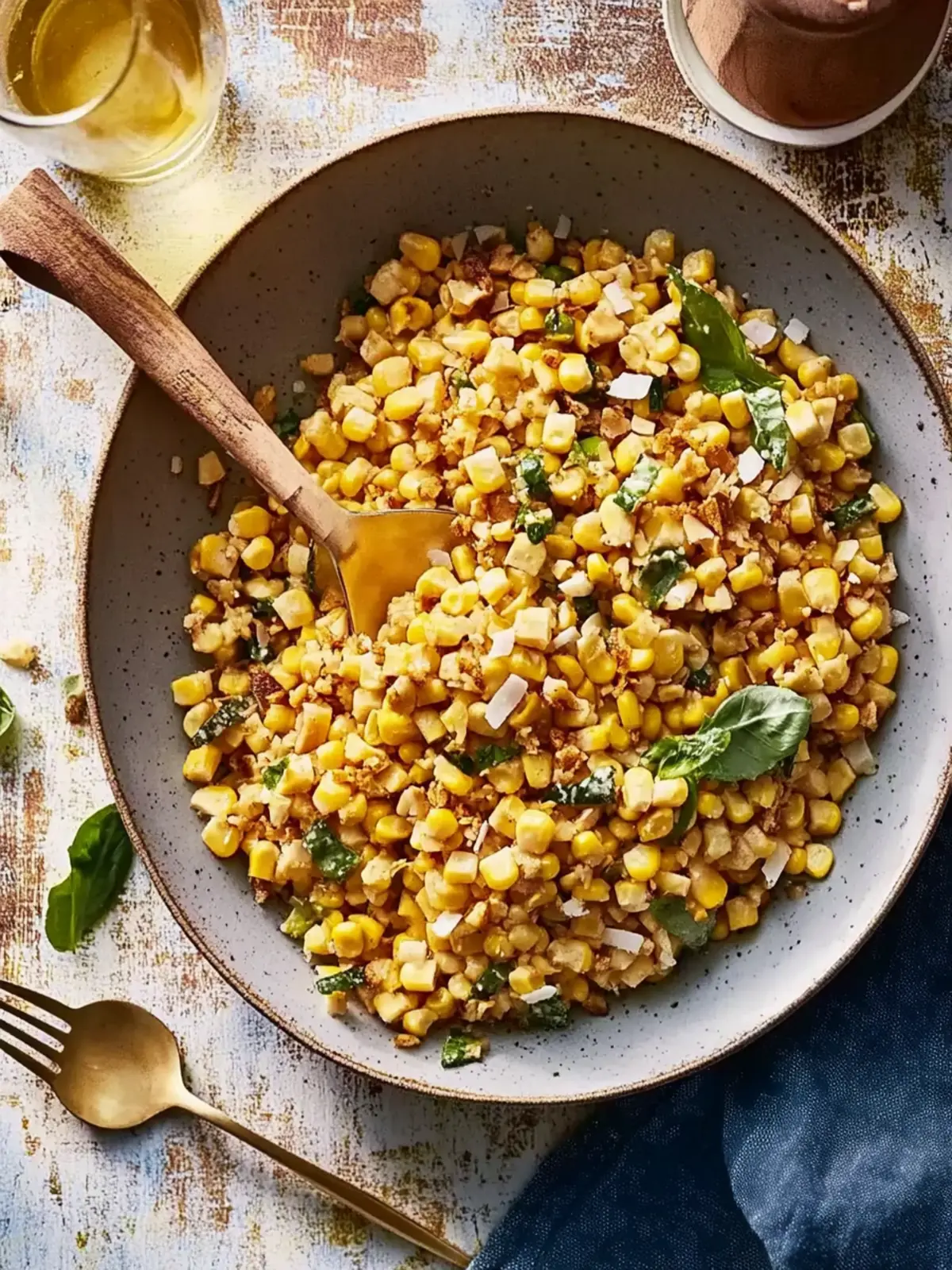 Coconut-Peanut Corn Salad