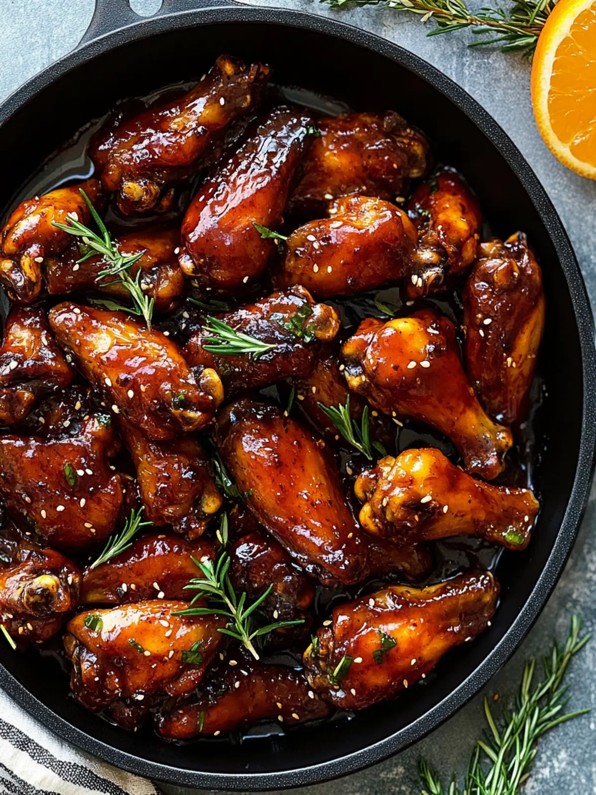 Spicy Orange Chicken Wings