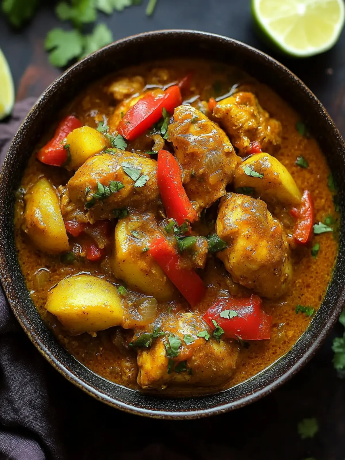 Authentic Jamaican Curry Chicken