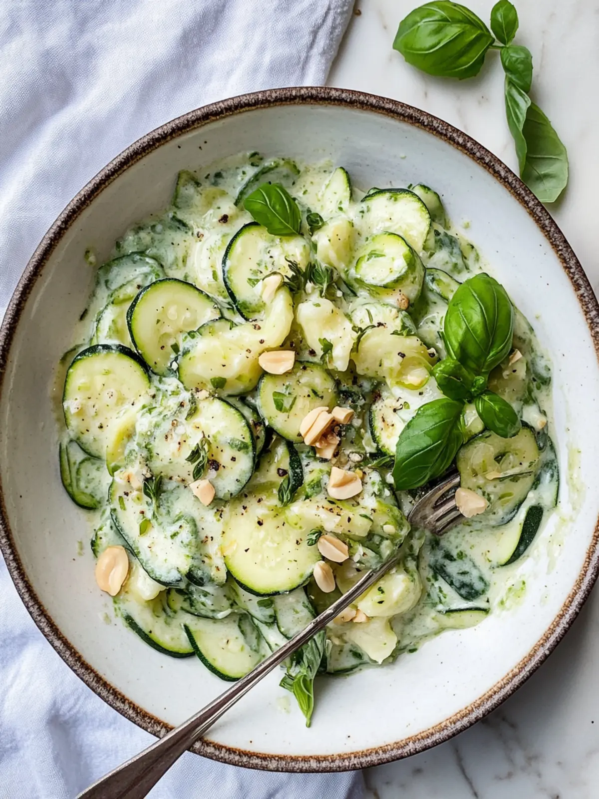 Creamy Courgette Beanotto