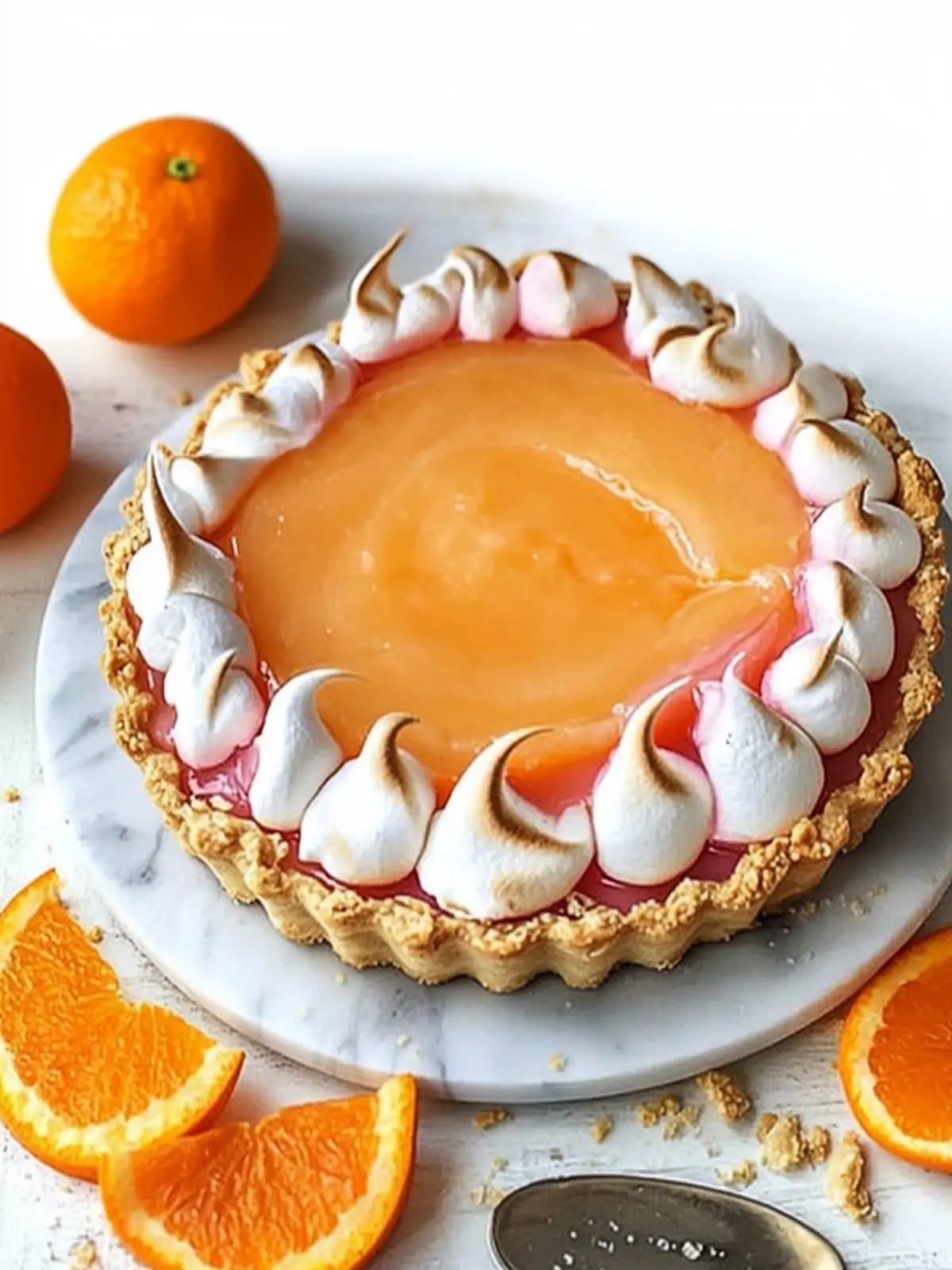 Cara Cara Orange Meringue Tart