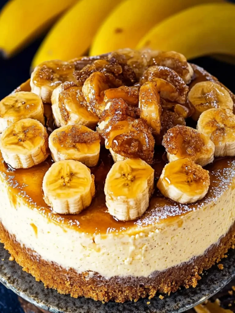 Bananas Foster Cheesecake