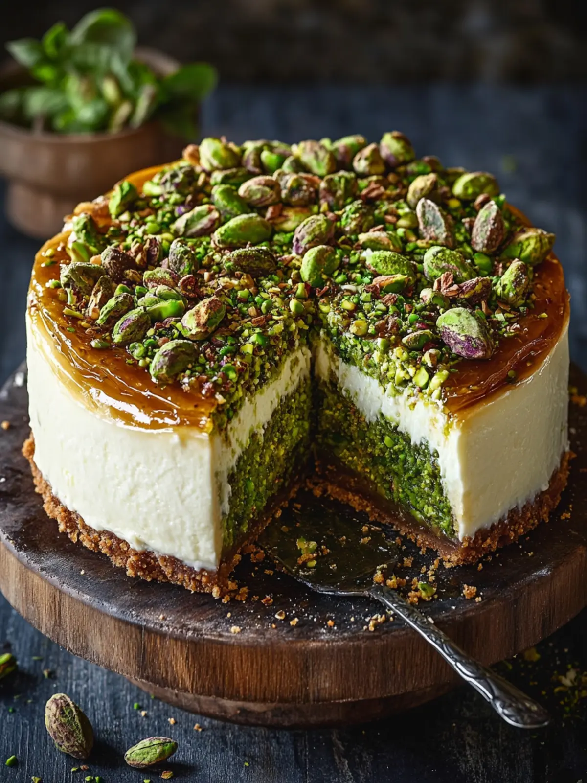 Baklava Pistachio Cheesecake Supreme