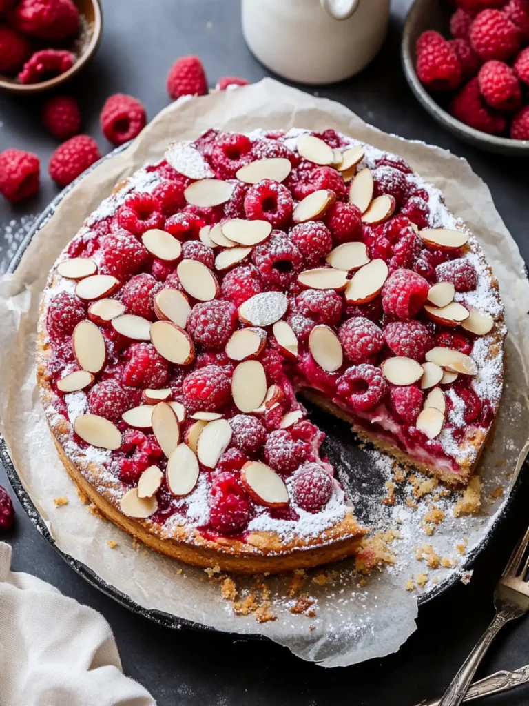 Raspberry Almond Cake