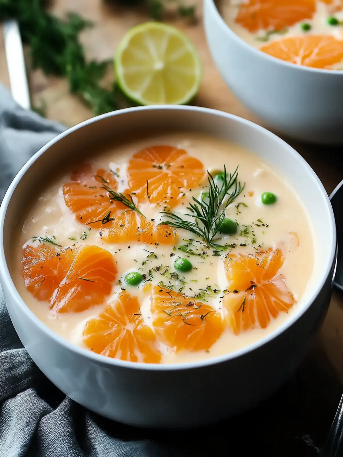 Creamy Salmon Soup