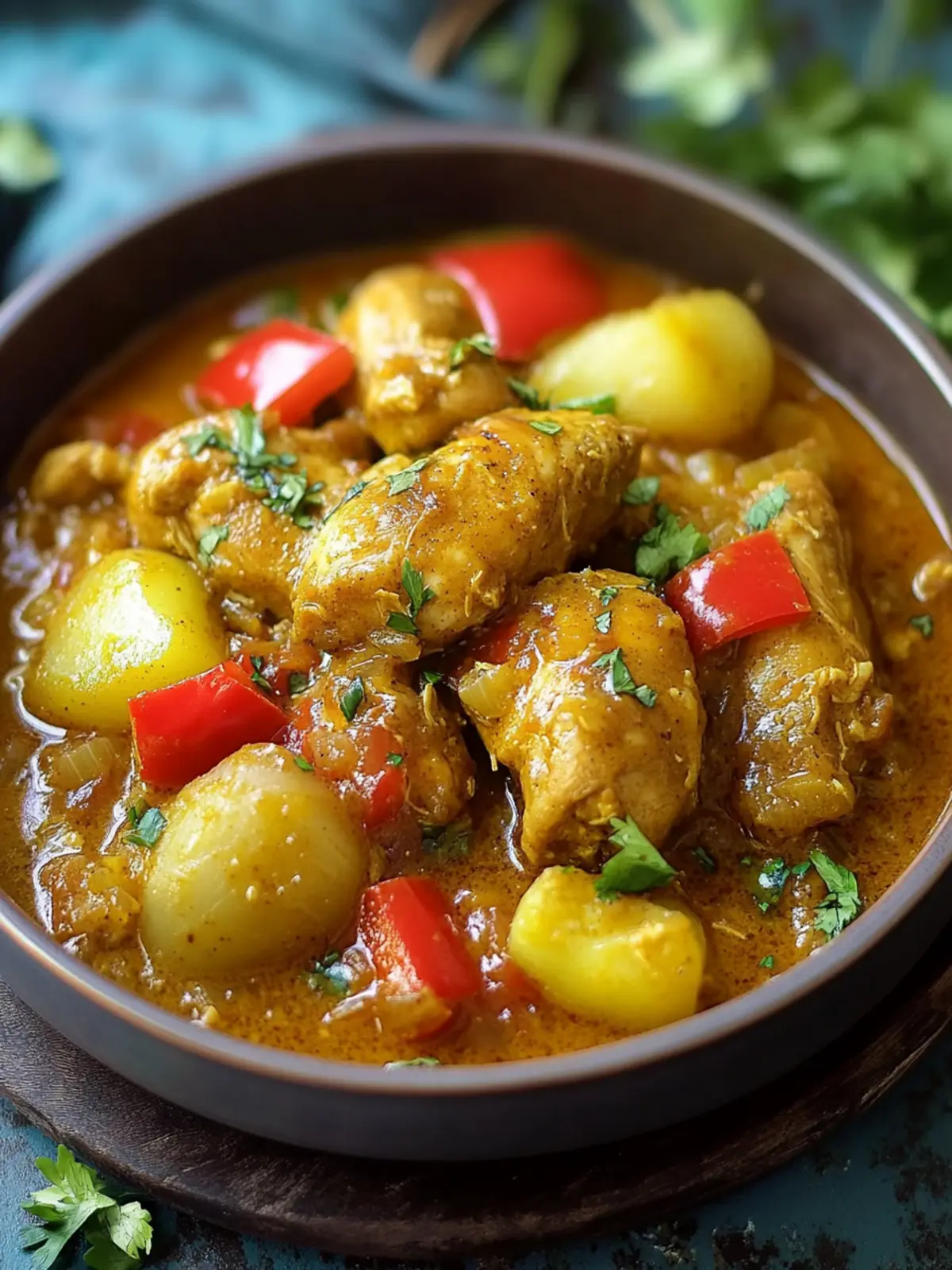 Authentic Jamaican Curry Chicken