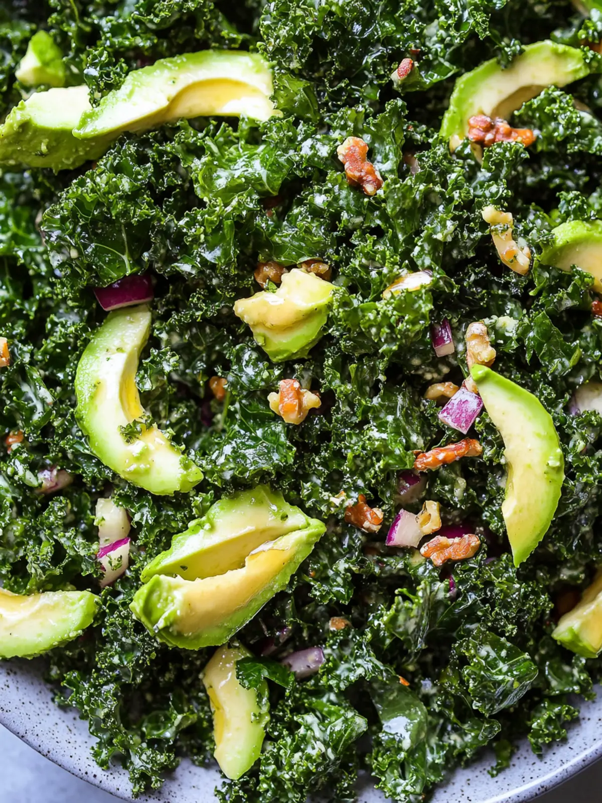 Kale Salad with Honey Dijon Vinaigrette