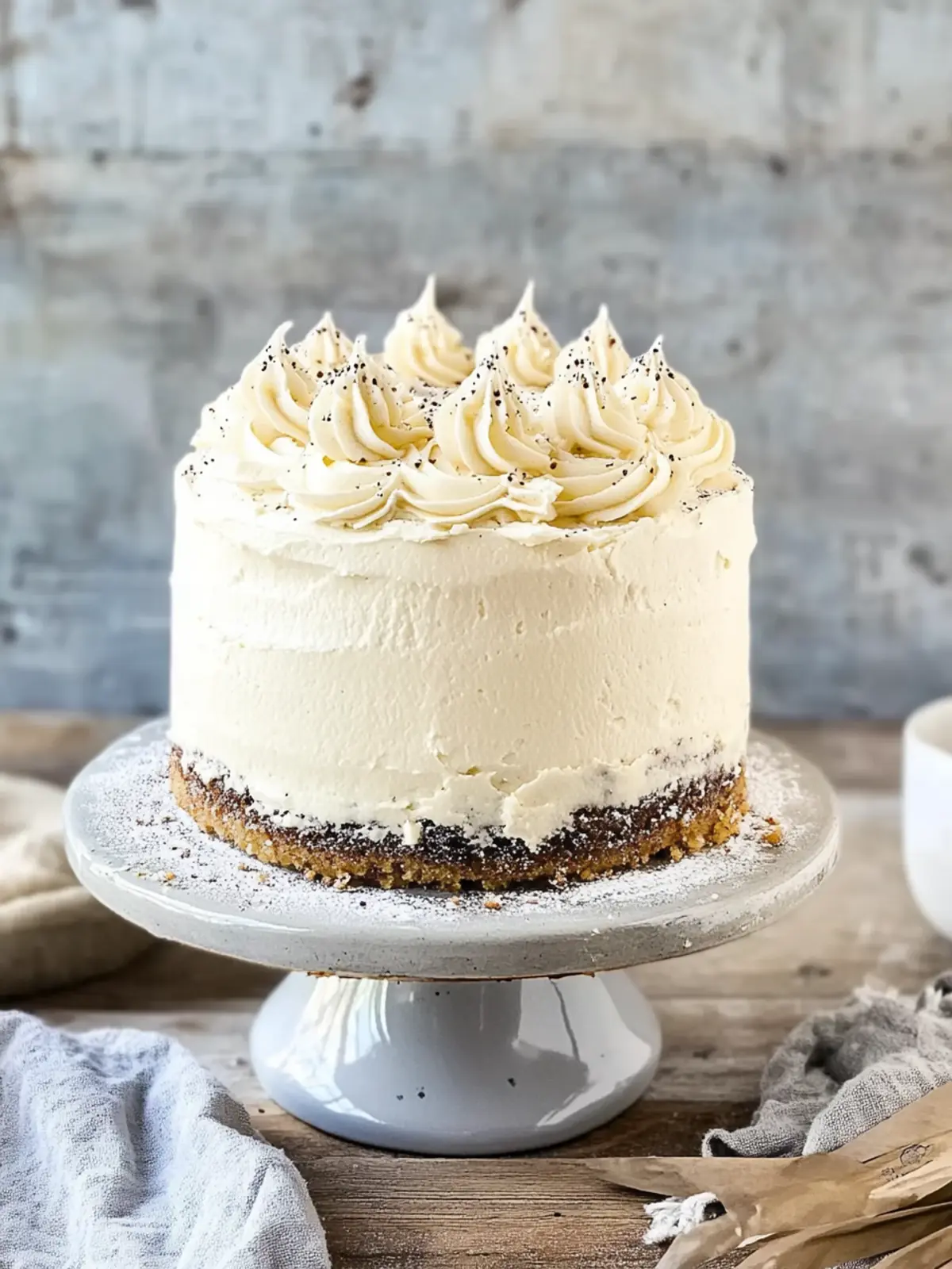 Earl Grey Cake With Vanilla Bean Buttercream